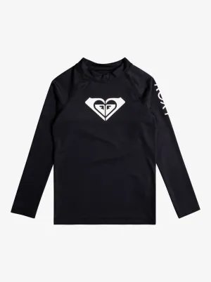 Roxy Little Girls Whole Hearted Long Sleeve UPF 50 Rashguard