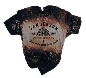 Sanderson Museum Shirt | Halloween Bleached Out Tee | Unisex Crew