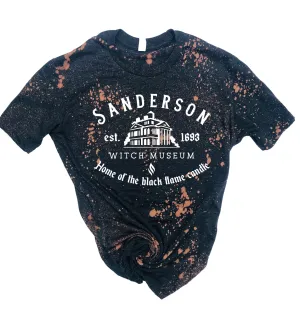 Sanderson Museum Shirt | Halloween Bleached Tee | Unisex Crew