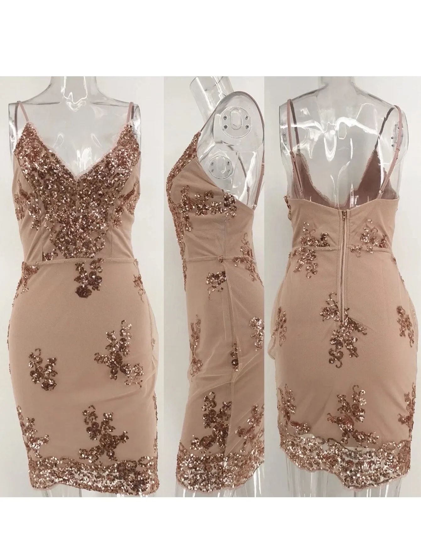 ]Sequin vintage Dress