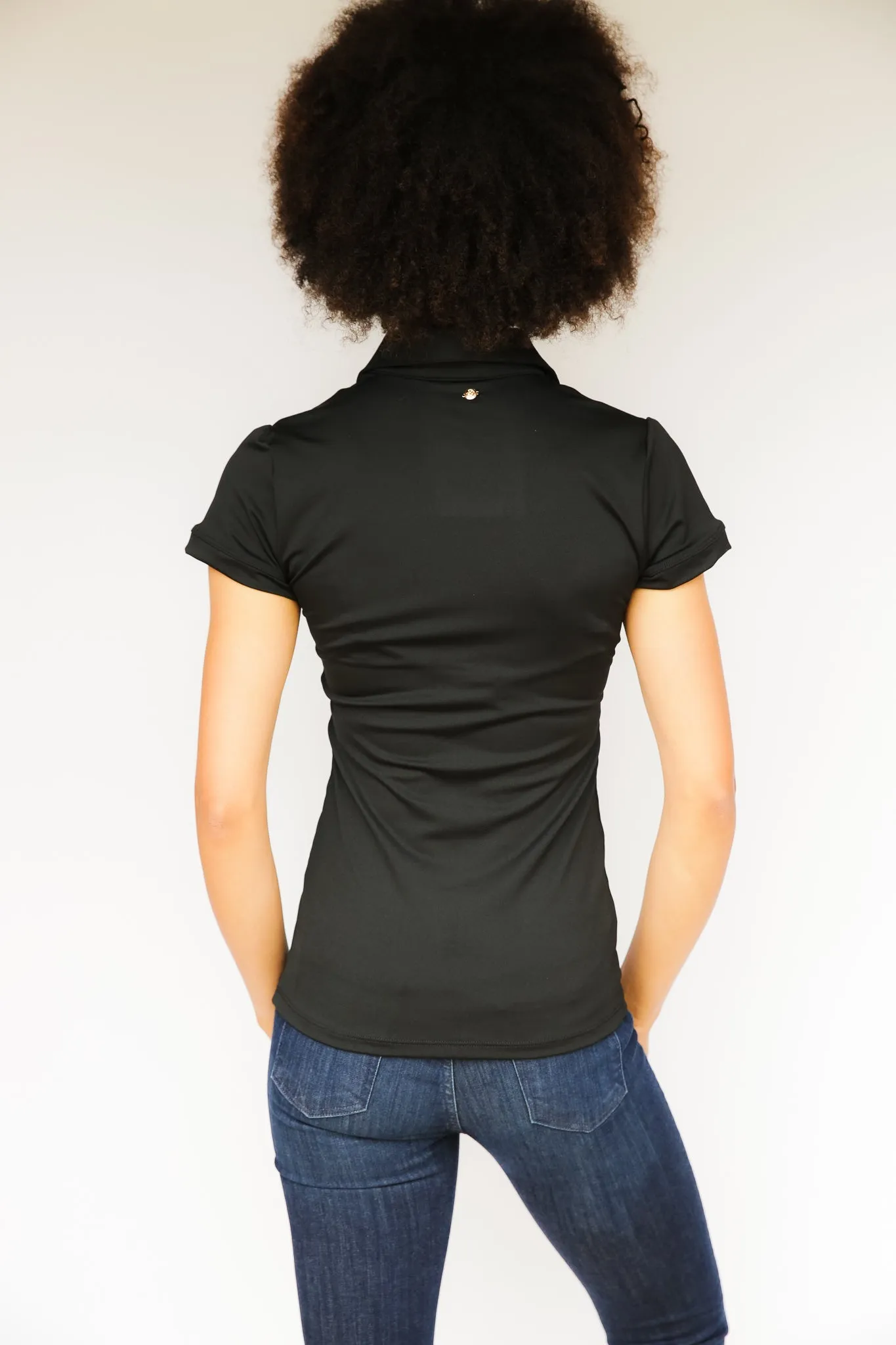 Short Sleeve Katherine Shirt - Black