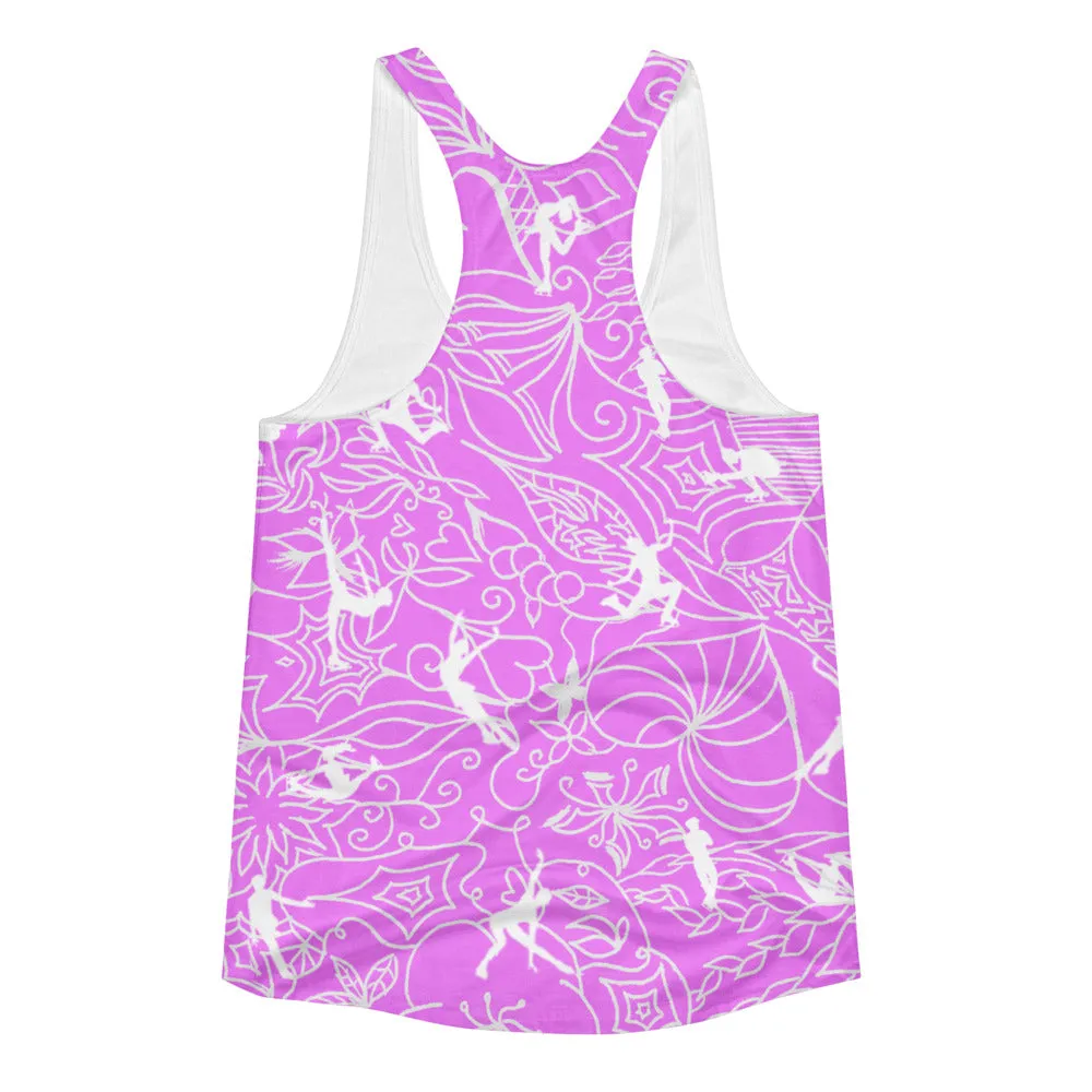 Skater Silhouette Racerback Tank (Adult)