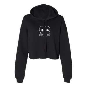 Skullconut Women's Cropped Black Pullover