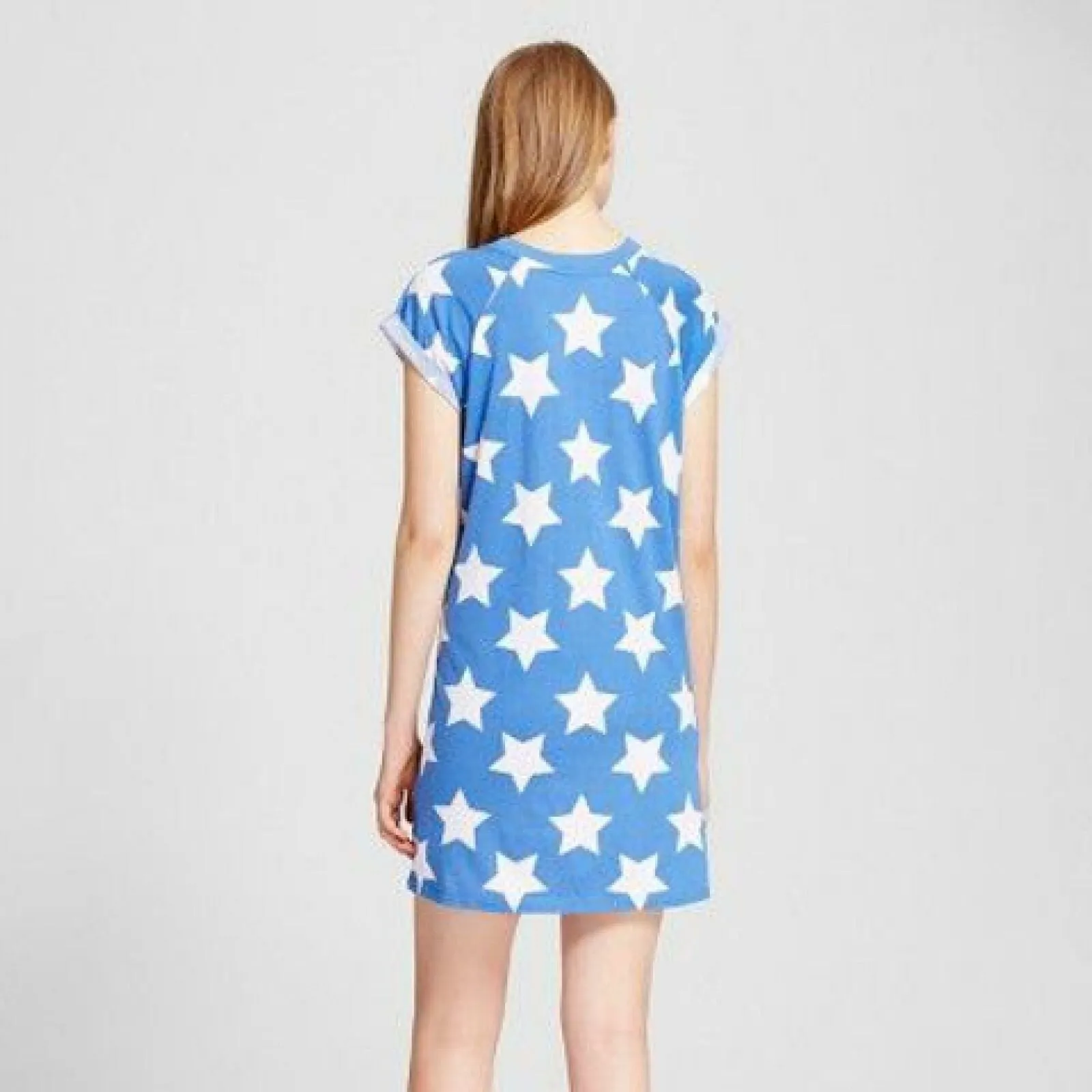 Snooze Button Womens Pajamas Stars Sleepshirt