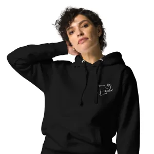 SO ELEPHANT "SIMPLE & BEAUTIFUL" EMBROIDERED WOMEN'S HOODIE