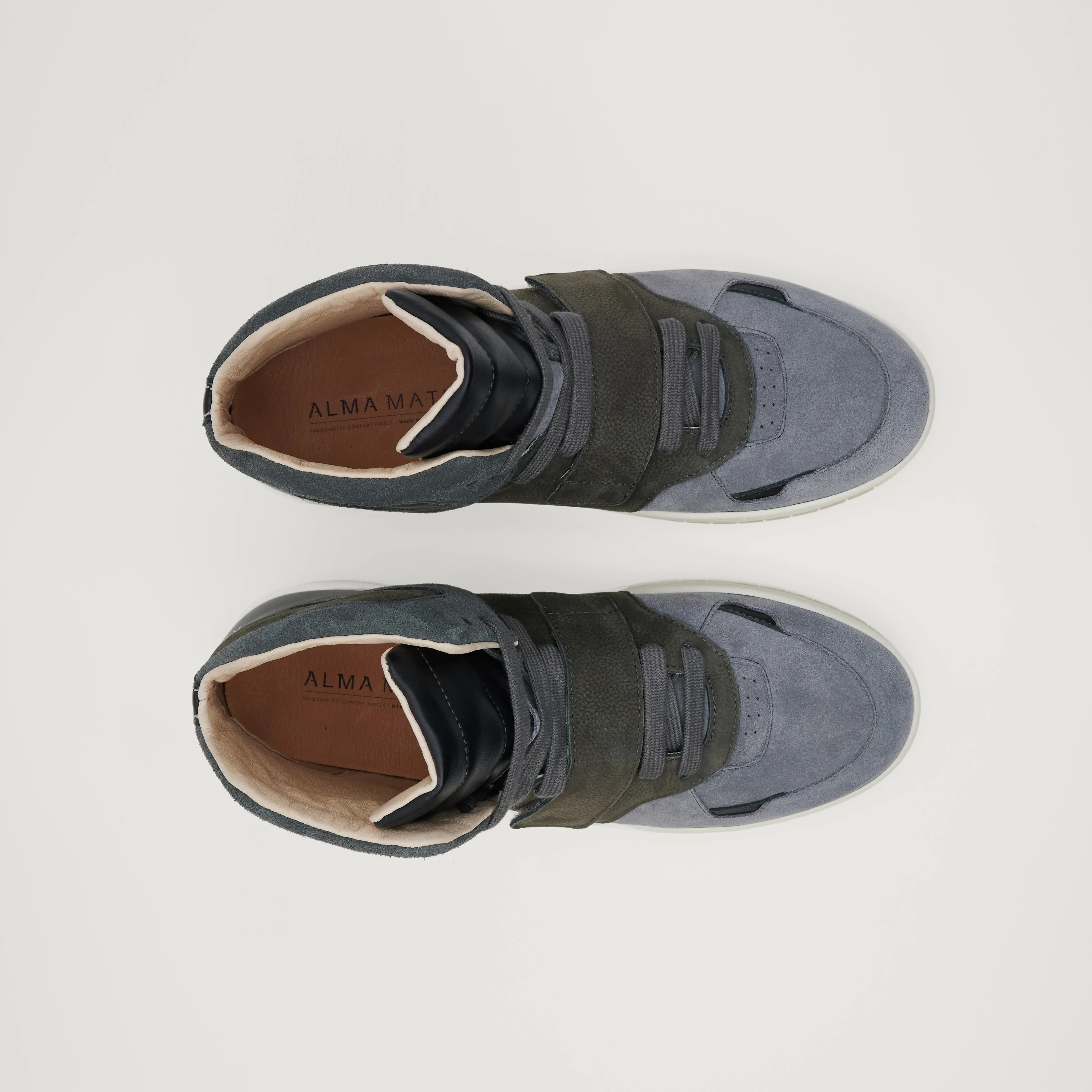 SOMA MID - Ash Black Suede