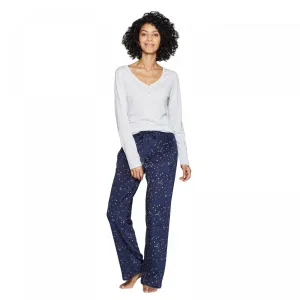 Stars Above Women's Star Print Henley Sleep Pajama Set