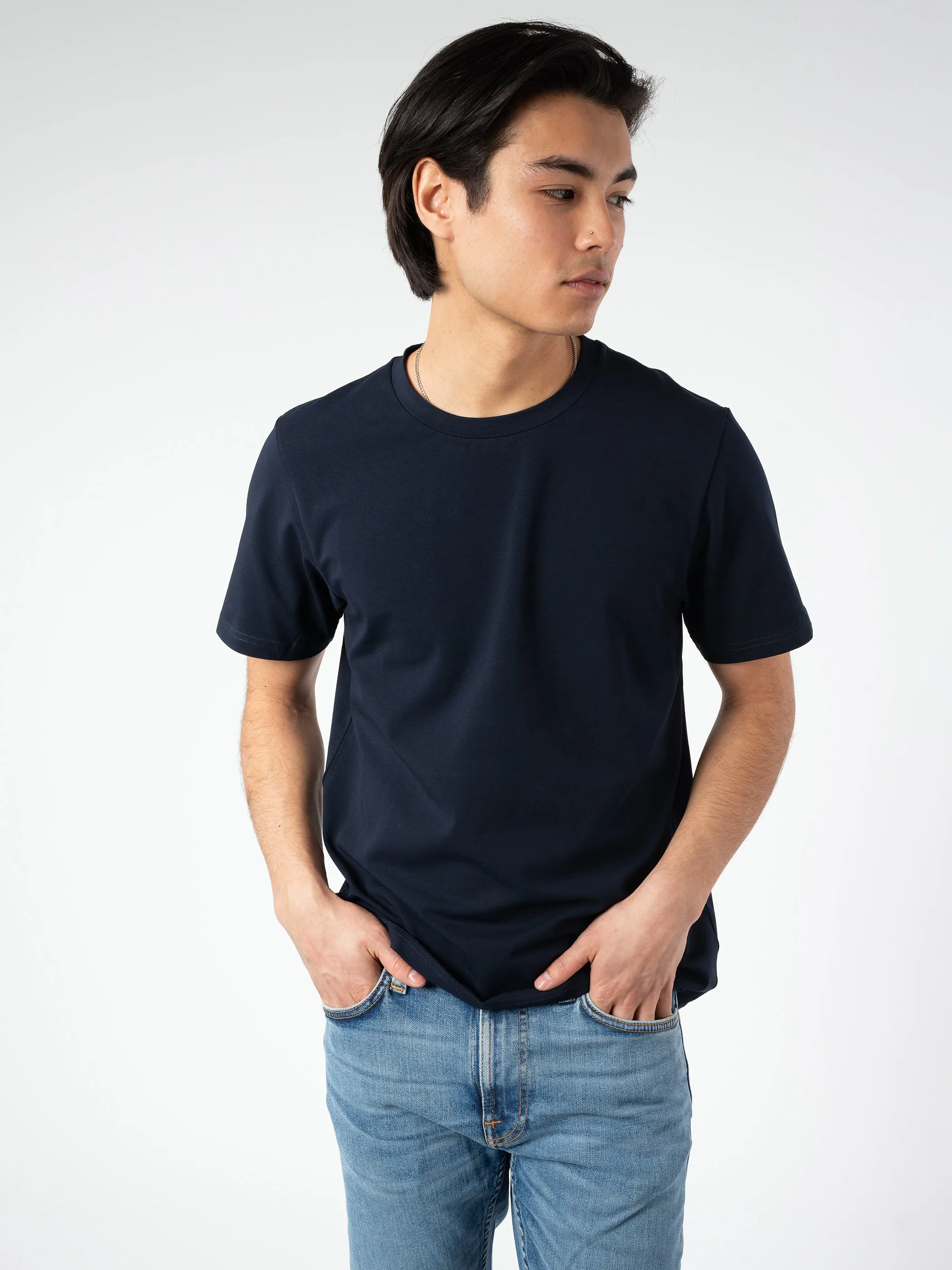 Stretch Cotton Tee