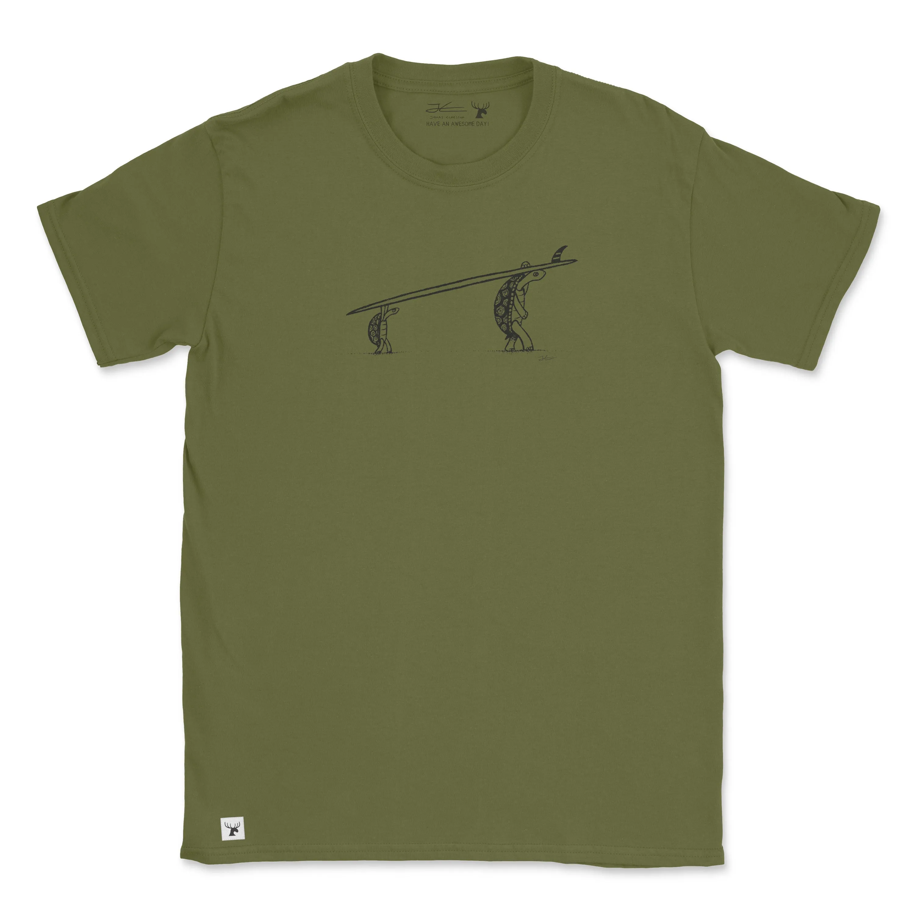 Surf Tripping Turtles Organic Unisex T-Shirt
