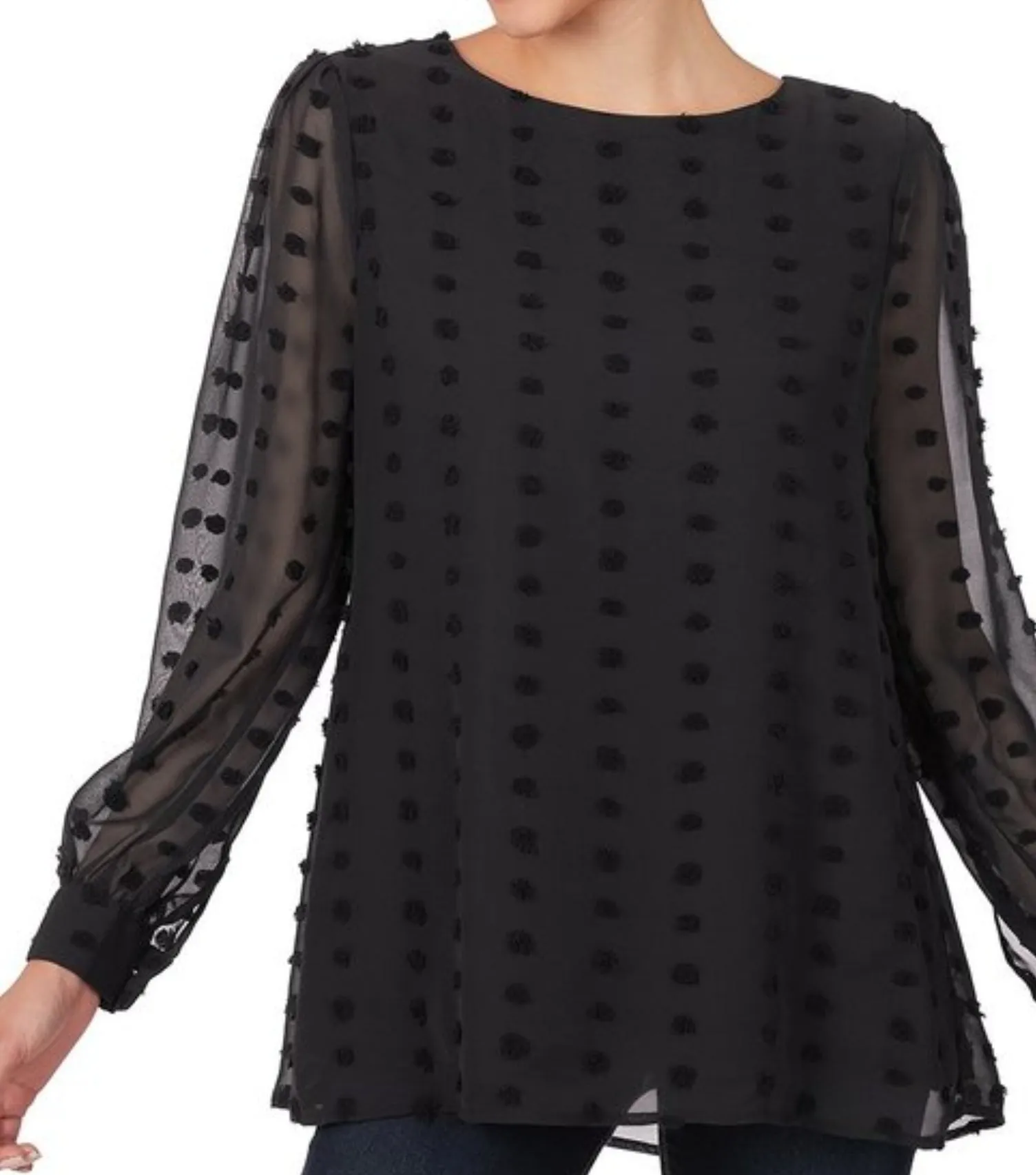 Swiss Dot Blouse