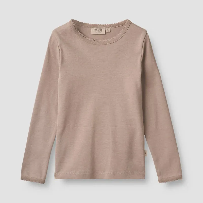 T-Shirt Belis in Grey Rose