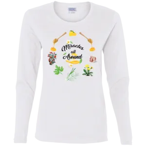 T-Shirt Ladies' Cotton LS - Miracles