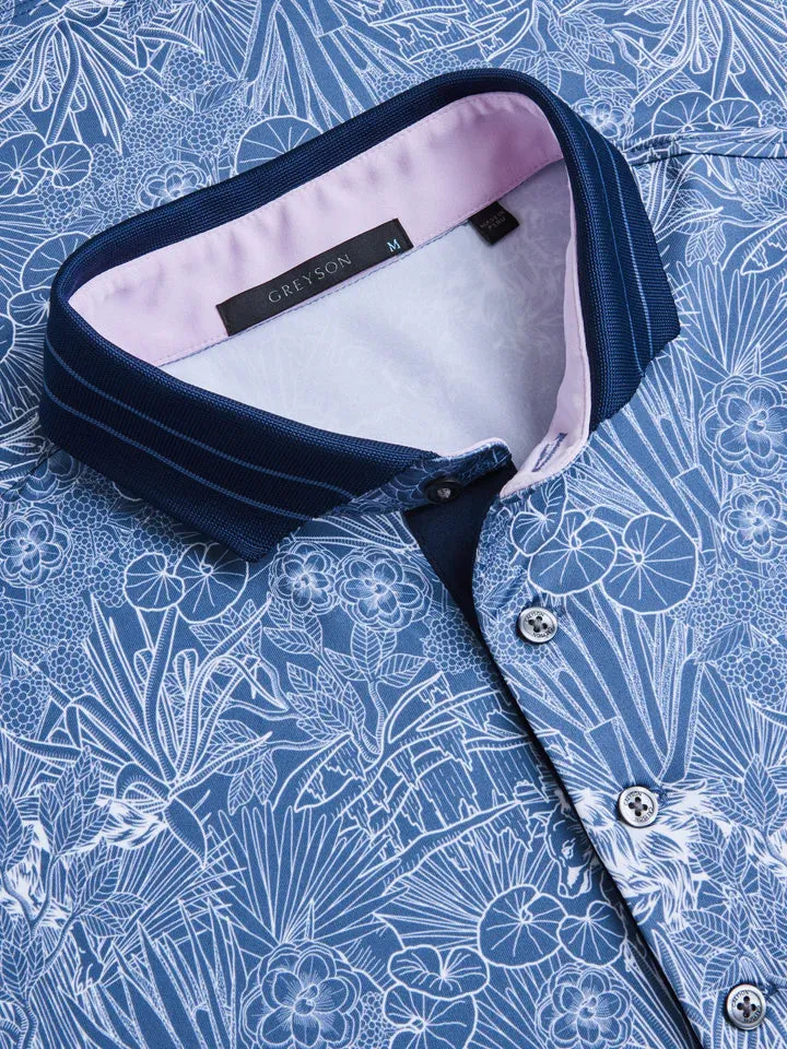 The Hidden Truth Polo - Falcon Blue