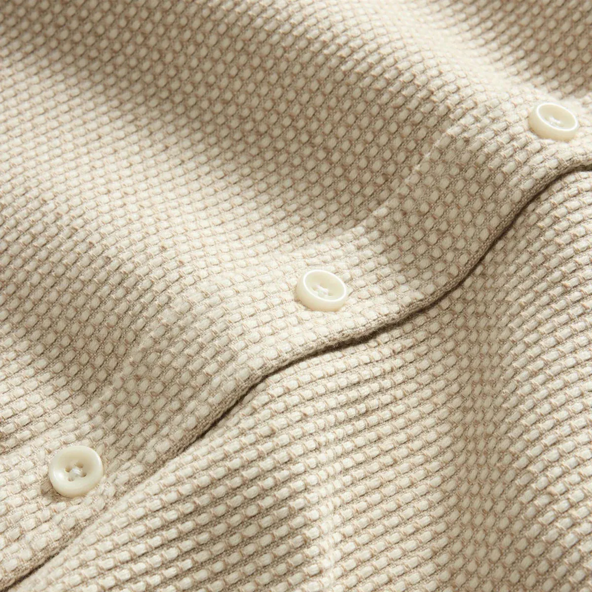 The Utility Shirt in Natural Sashiko