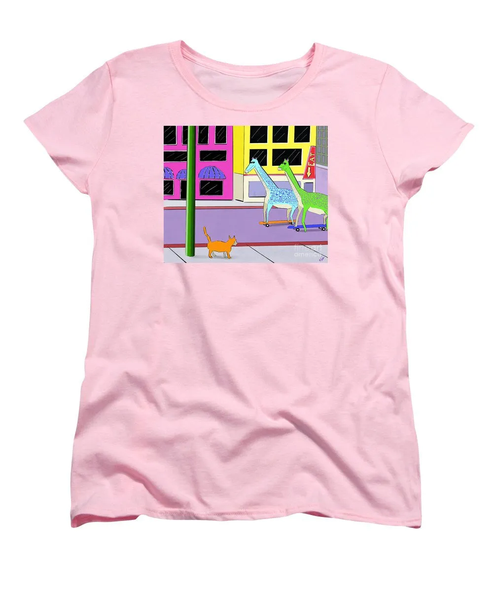 There Were Two Giraffes - Women's T-Shirt (Standard Cut)