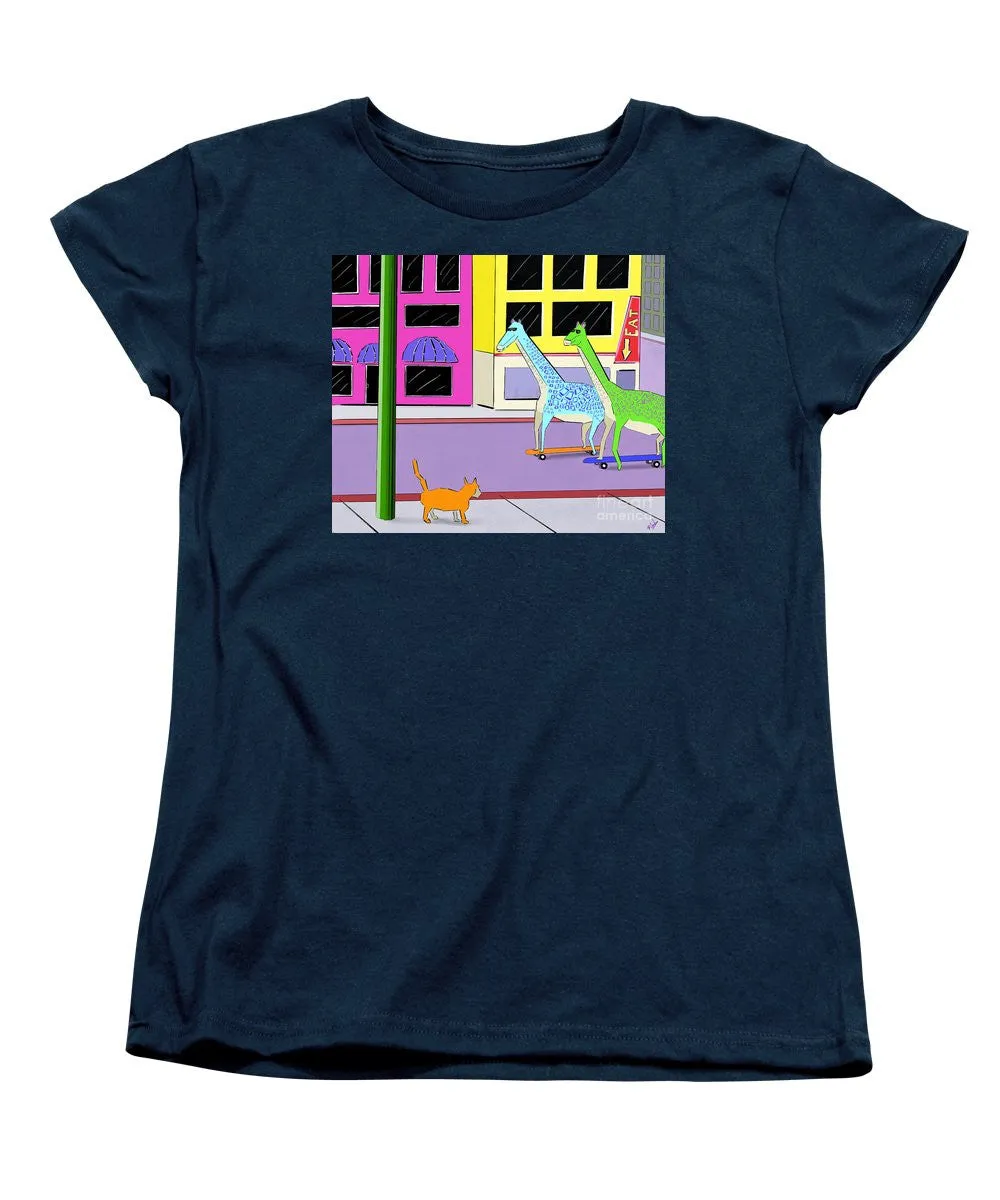 There Were Two Giraffes - Women's T-Shirt (Standard Cut)