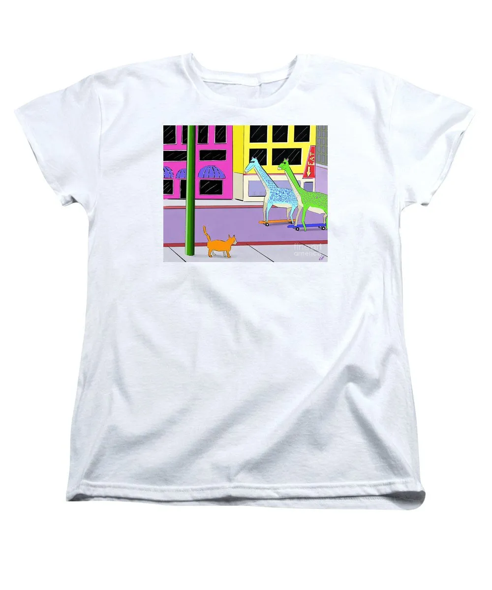 There Were Two Giraffes - Women's T-Shirt (Standard Cut)