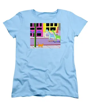 There Were Two Giraffes - Women's T-Shirt (Standard Cut)