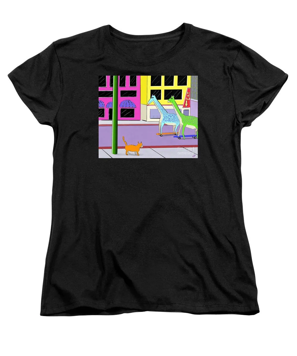 There Were Two Giraffes - Women's T-Shirt (Standard Cut)