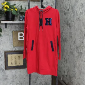 Tommy Hilfiger Women's Sequined Long Sleeve Hoodie Dress J1JD0GKC