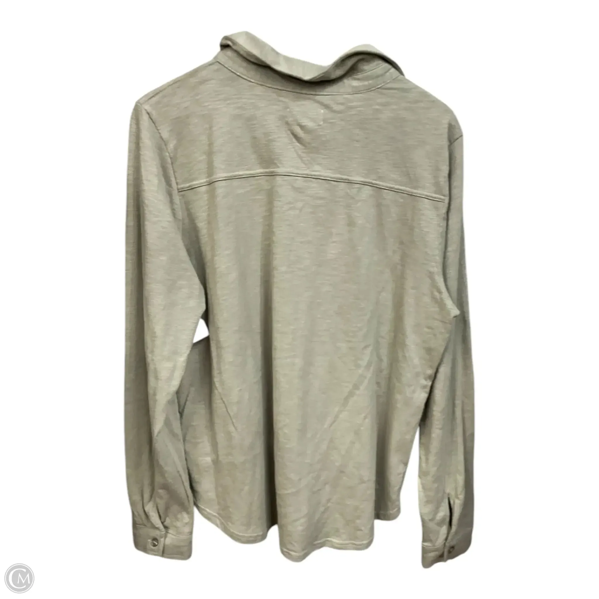 Top Long Sleeve By Thread And Supply In Geometric Pattern, Size: Xl