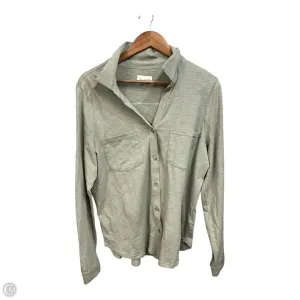 Top Long Sleeve By Thread And Supply In Geometric Pattern, Size: Xl