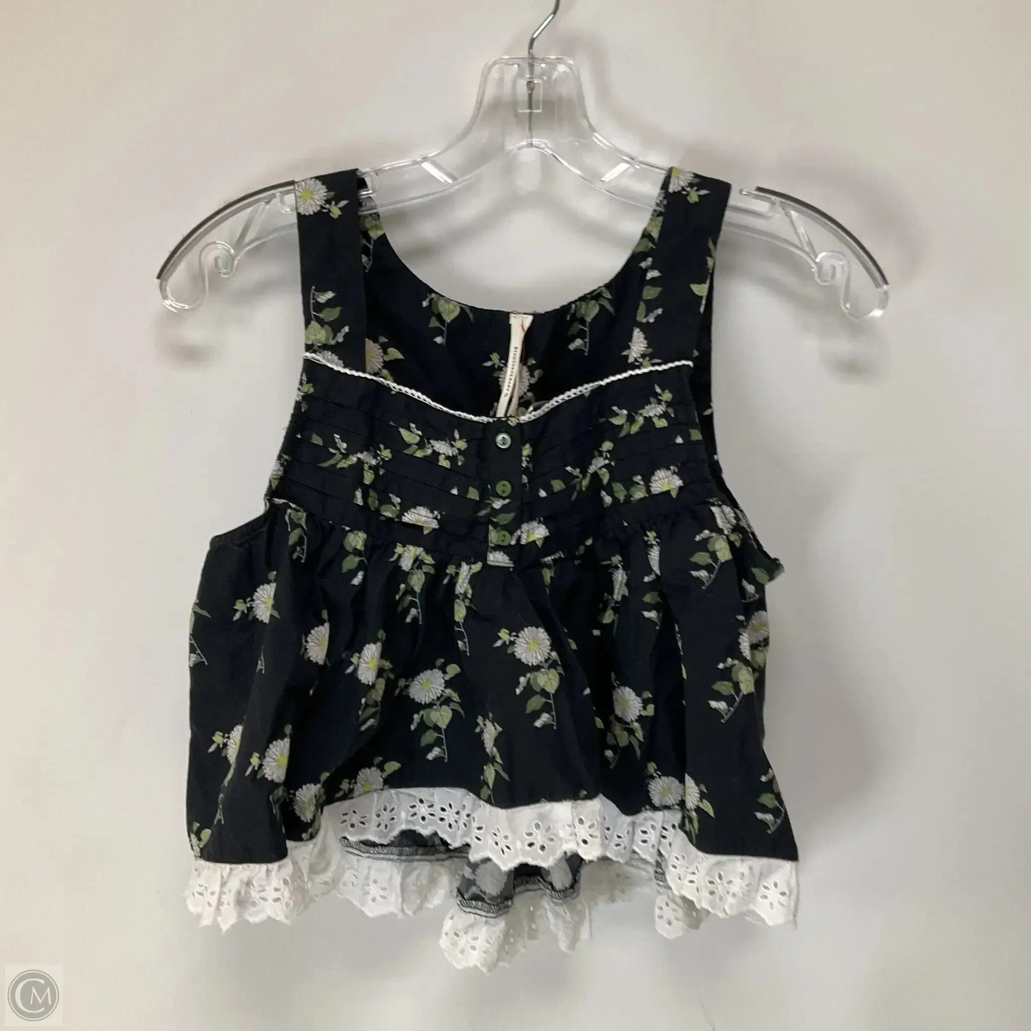 Top Sleeveless By Anthropologie In Floral Print, Size: Xxs