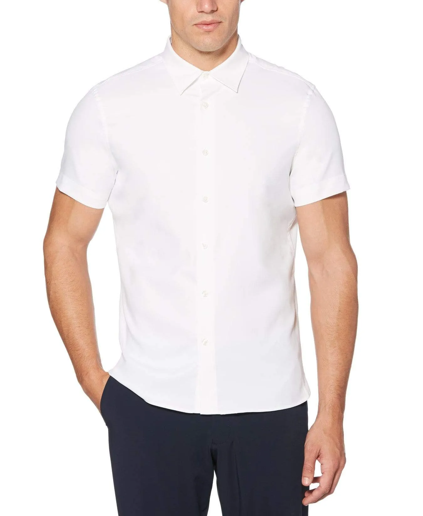 Total Stretch Slim Fit Solid Shirt