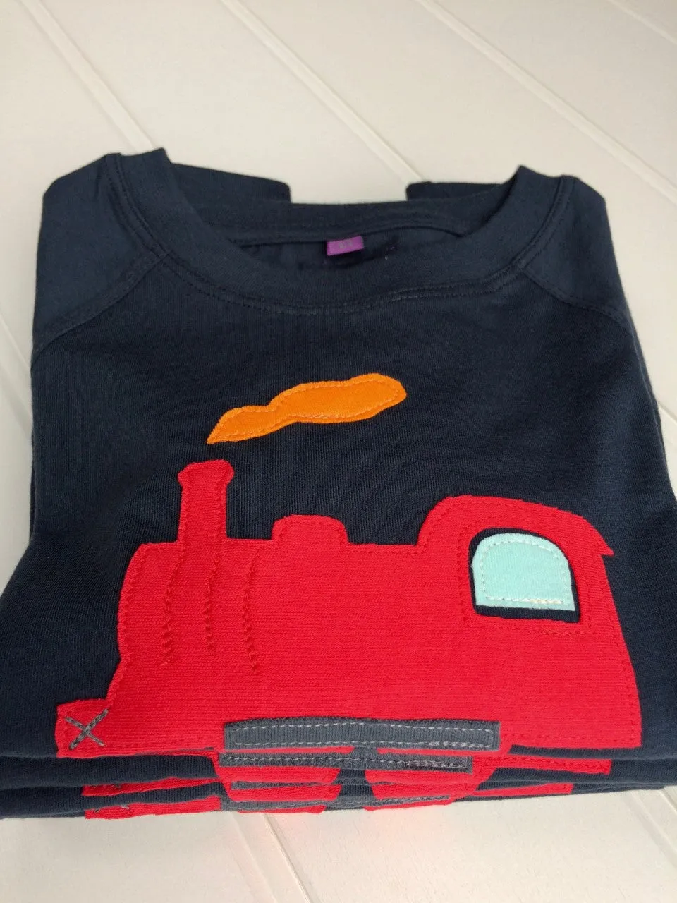 Train  - Long Sleeved T-shirt - Blue