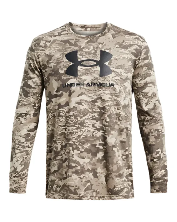 Under Armour Men's UA ABC Camo Long Sleeve - Brown