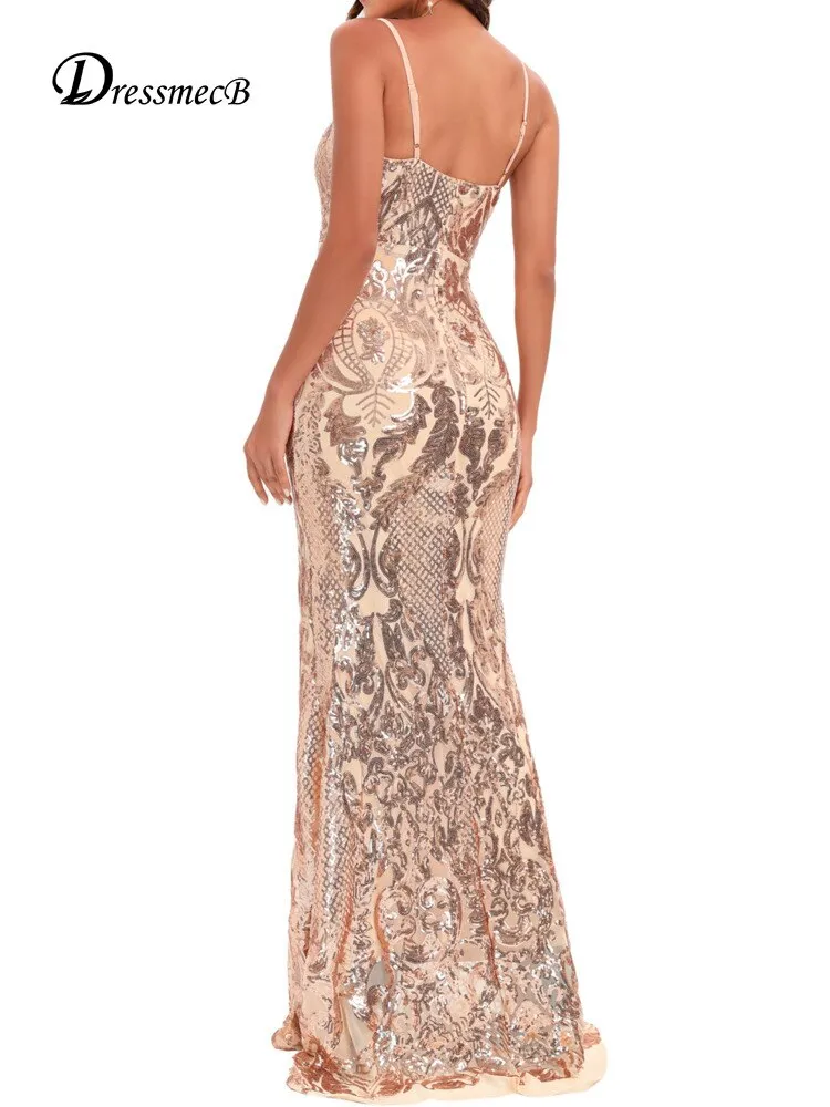 V Neck Maxi Long Dress