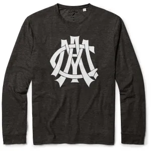 Vintage CMA Reclaim Long Sleeve Tee-Heathered Black