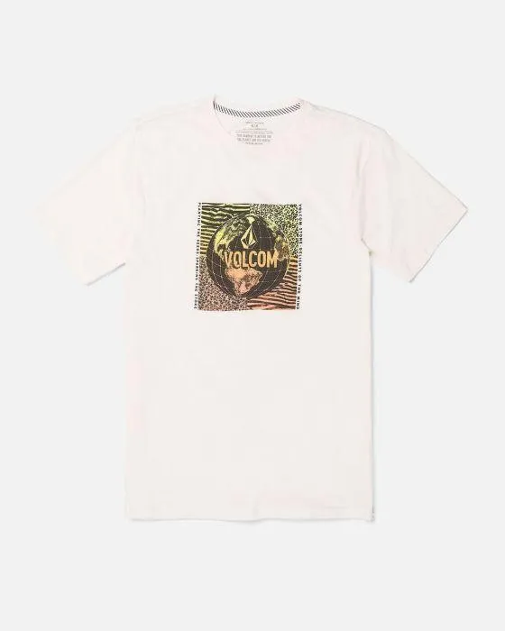 Volcom Earthtrippin Fty Mens Tee Off White