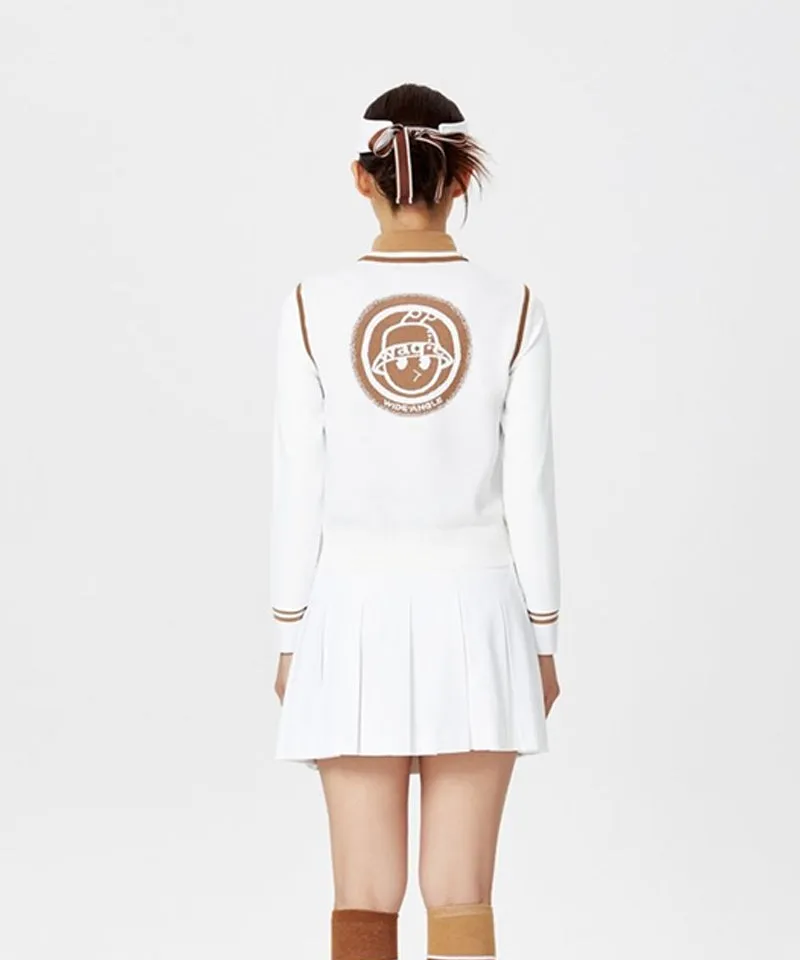 WideAngle: Co Waggle Artwork Loose Fit Vest L - Off-White