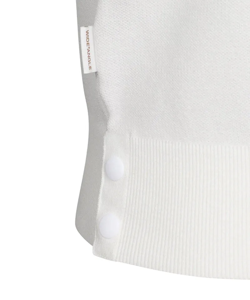WideAngle: Co Waggle Artwork Loose Fit Vest L - Off-White