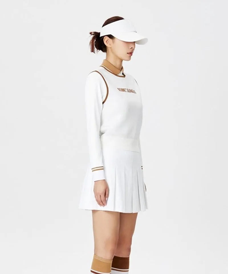 WideAngle: Co Waggle Artwork Loose Fit Vest L - Off-White