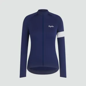 Women's Core Long Sleeve Jersey - Navy/White