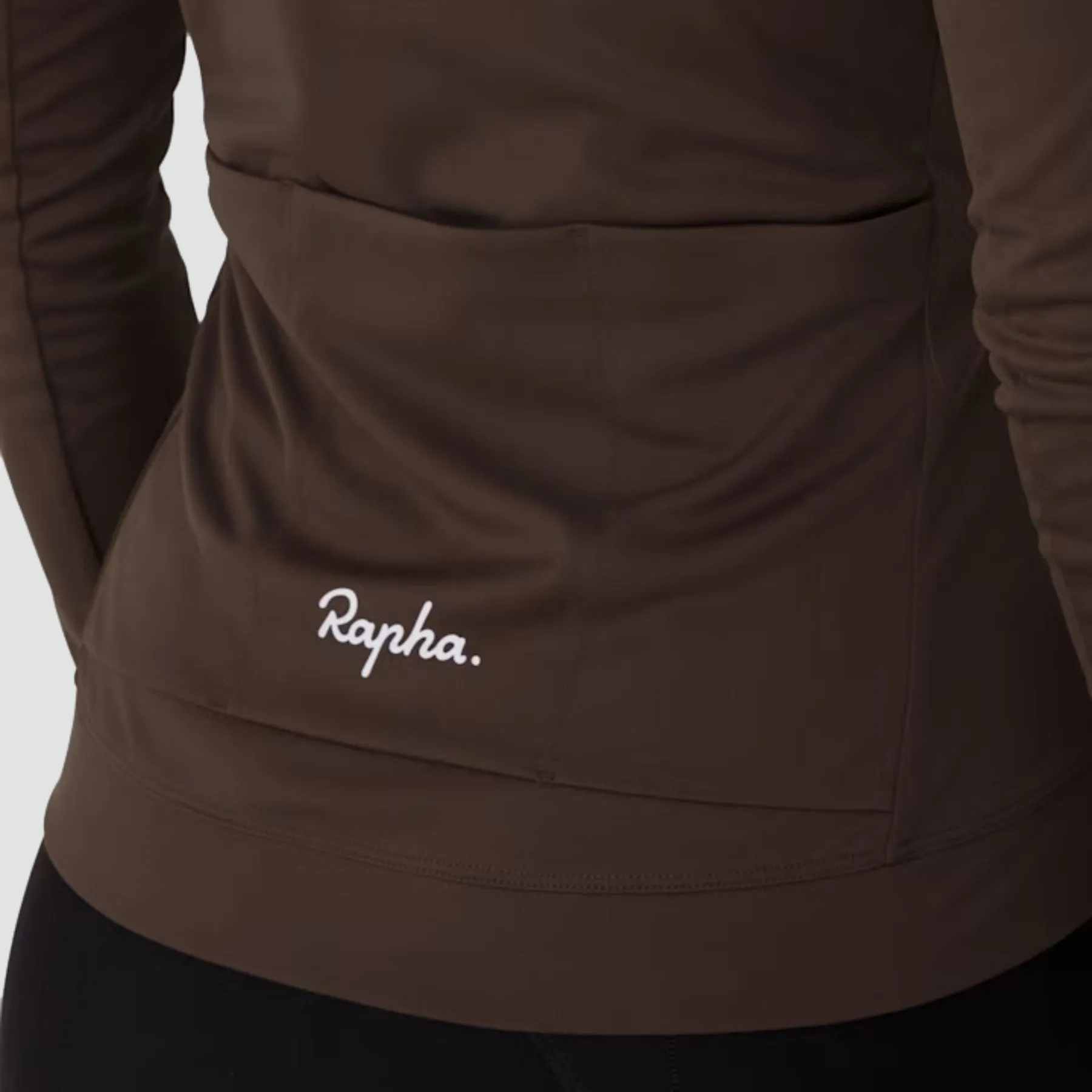 Women's Core Thermal Long Sleeve Jersey - Deep Coffee/White