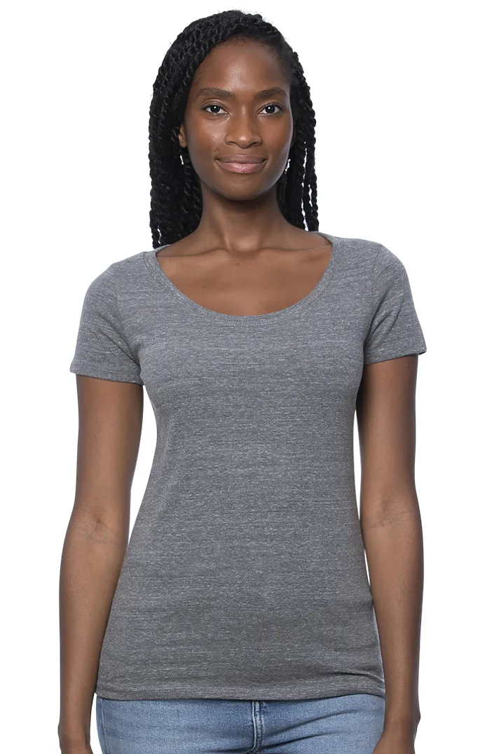 Women's Eco Triblend Scoop Neck Tee