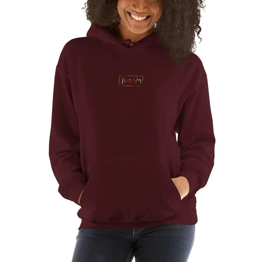 Women's Embroidered Maryland Flag Style Hoodie