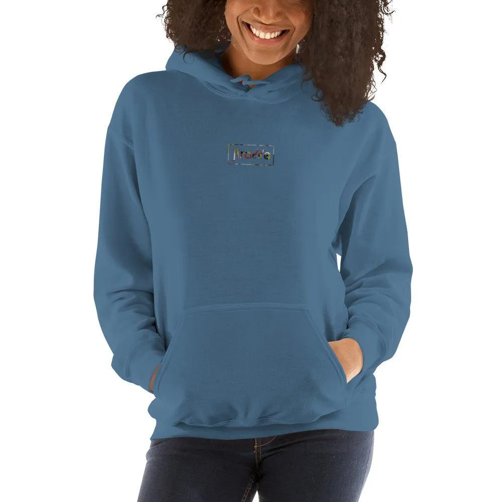 Women's Embroidered Maryland Flag Style Hoodie
