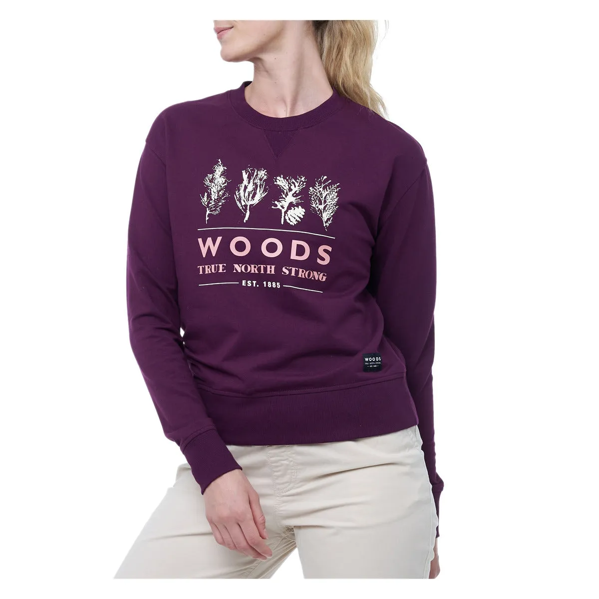 Women's Lawson Stamped Needles Long-Sleeved Shirt