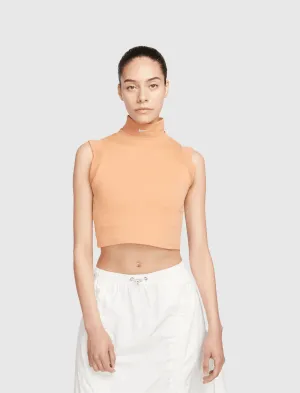 WOMEN'S MOCK CROP TANK