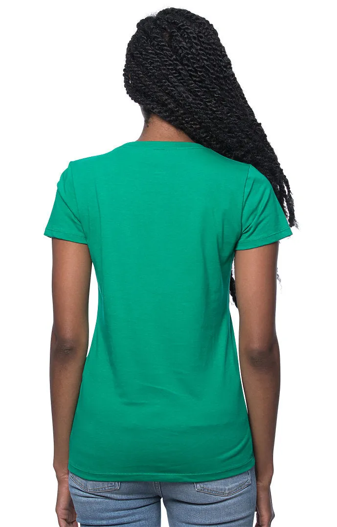 Women's Short Sleeve Blended T Shirts