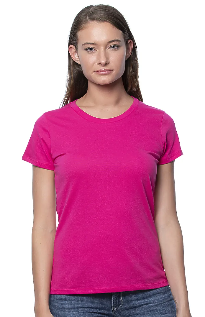Women's Short Sleeve Blended T Shirts