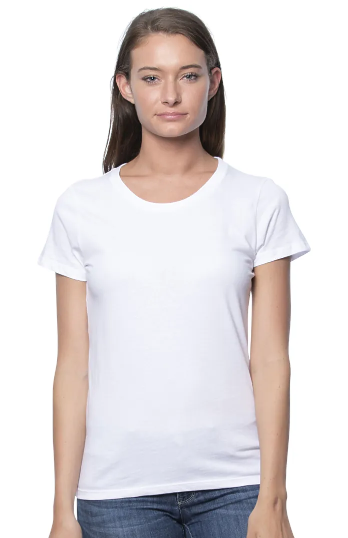 Women's Short Sleeve Blended T Shirts