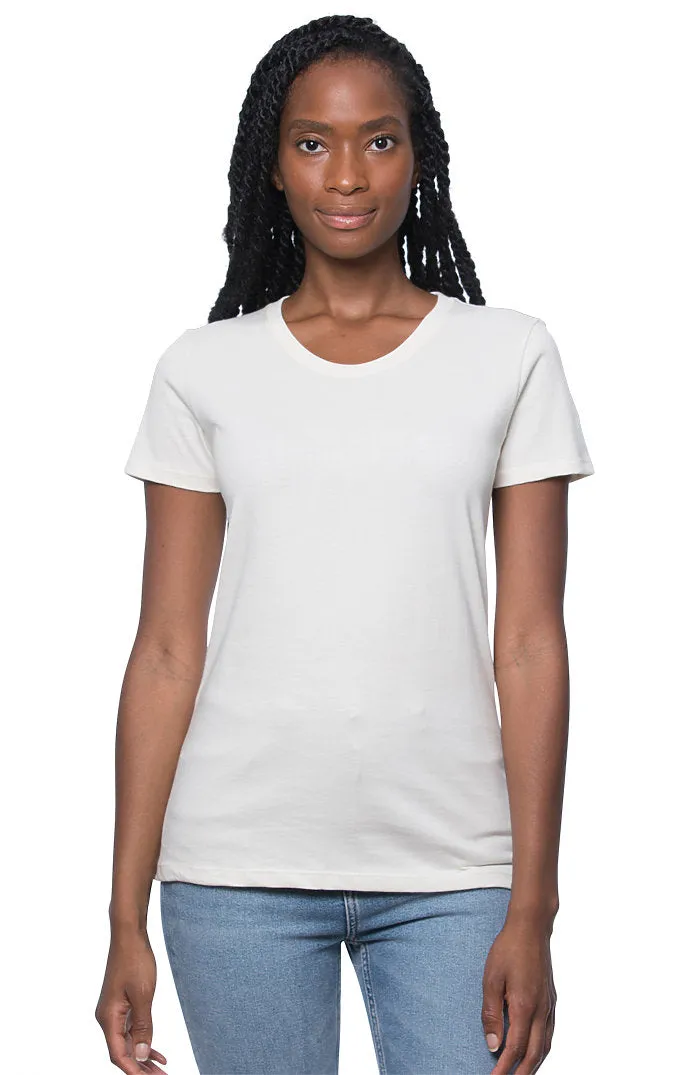 Women's Short Sleeve Blended T Shirts