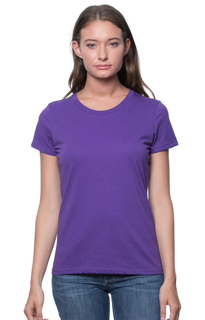 Women's Short Sleeve Blended T Shirts
