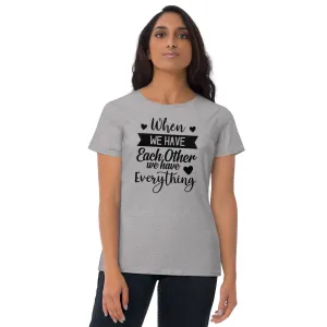 Women's short sleeve t-shirt, summer t shirt,