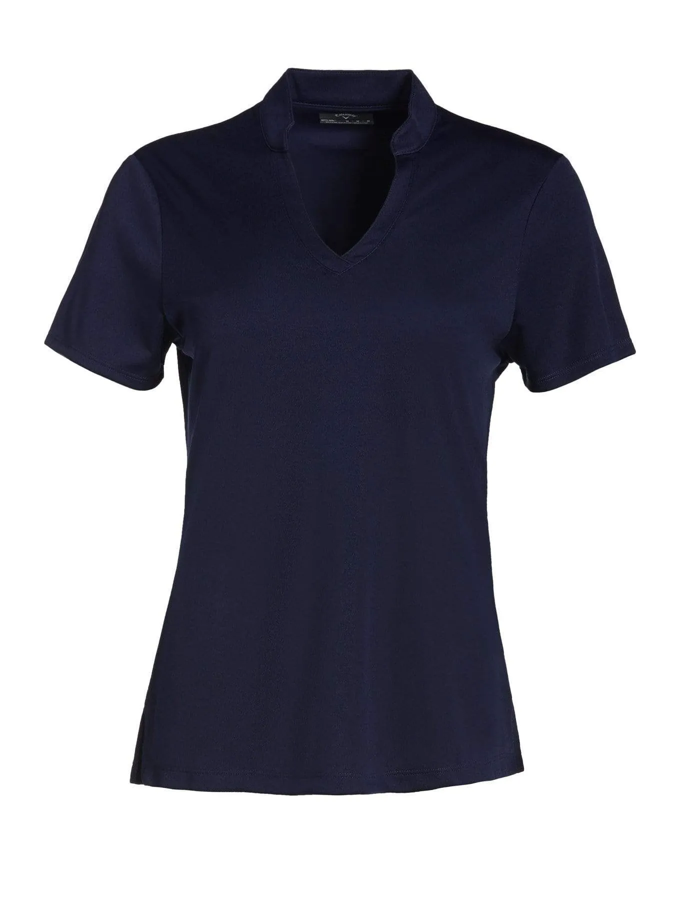 Womens Solid V-Neck Tee